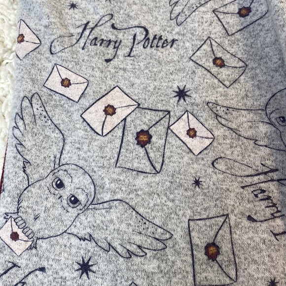 Harry Potter Jogger Pajama Pant, Gryffindor, Hedwig, Hogwarts Letter, Medium - Picture 3 of 8
